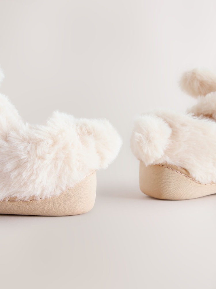 Neutral Bunny Cupsole Slippers - Image 5 of 5 Neutral Bunny Cupsole Slippers - Image 5 of 5