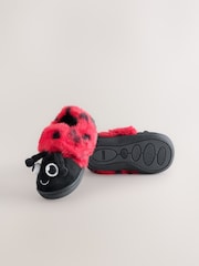 Red/Black Ladybird - Hausschuh mit Cupsohle - Bild 2 von 5