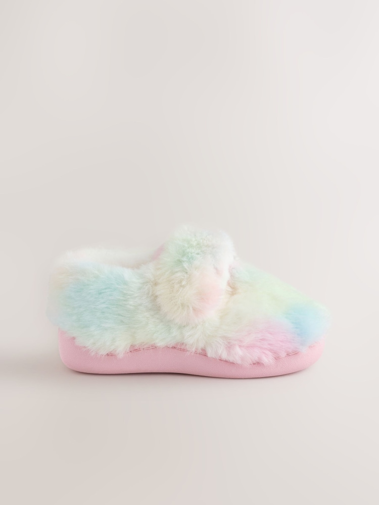 Multi Rainbow - Papuci de casă cu talpă cupsole - Imaginea 2 din 5