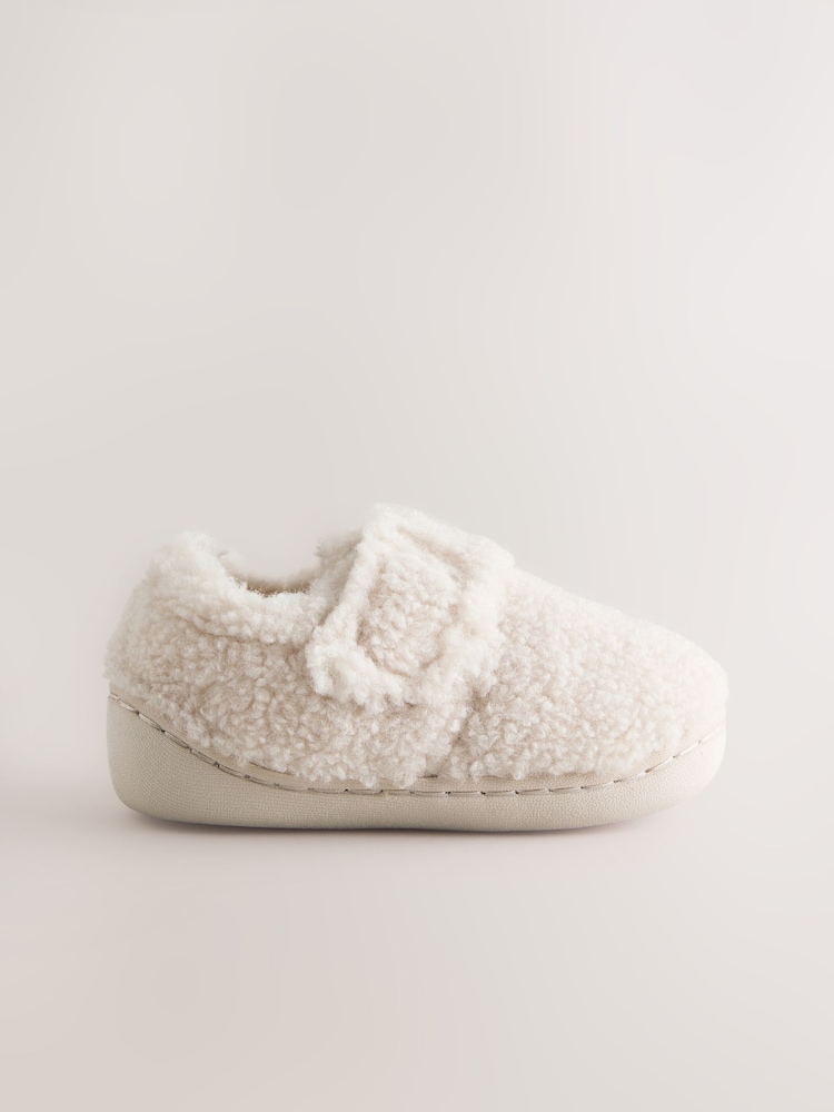 Cream Cupsole Slippers - Image 2 of 4 Cream Cupsole Slippers - Image 2 of 4