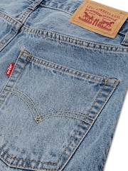Levi's Blue Baggy Denim Skate Shorts - Image 4 of 4