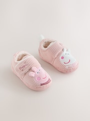 Pink Peppa Pig Cupsole Slippers - Image 1 of 6