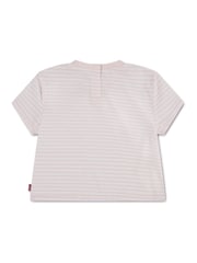 Levi's® Pink Striped Mini Batwing Short Sleeve T-Shirt - Image 2 of 4