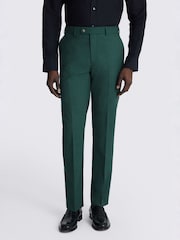MOSS Green Marl Slim Fit Suit Trousers - Image 1 of 3