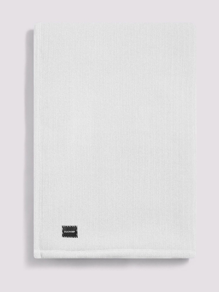 Duchamp Dawn Blue Luxury Double Sided Fleece Throw - Image 1 of 6