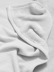 Duchamp Dawn Blue Luxury Double Sided Fleece Throw - Image 5 of 6