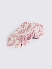 MOSS Bottinelli Silk Paisley Tie - 圖片 1，共 2