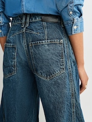 Blau - Free People Good Luck Mid Rise Barrel Jeans - Bild 5 von 5