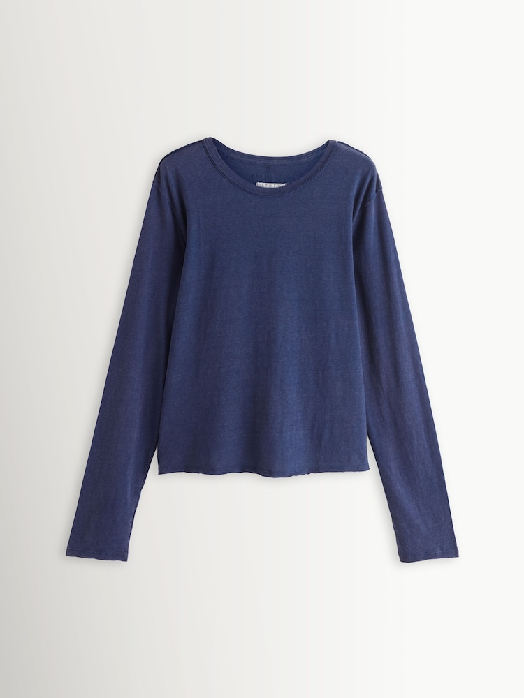 Free People Blue Nova Long Sleeve T-Shirt - Image 6 of 6 Free People Blue Nova Long Sleeve T-Shirt - Image 6 of 6