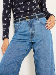 FatFace Camber Chambray Blue Petite Barrel Jeans - Image 3 of 5