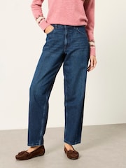 FatFace Camber Ink Petite Barrel Jeans - Image 1 of 7