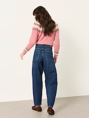 FatFace Camber Ink Petite Barrel Jeans - Image 2 of 7