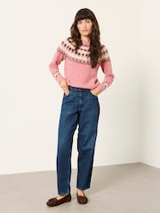 FatFace Camber Ink Petite Barrel Jeans - Image 4 of 7