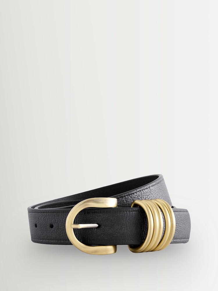 Free People Black We The Free Rori Leather Belt - Image 1 of 1