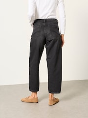 FatFace Camber Washed Black Petite Barrel Jeans - Image 2 of 6