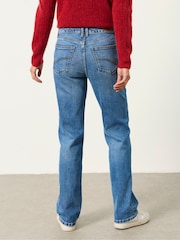 FatFace Carmel Blue Denim Petite Washed Jeans - Image 2 of 6