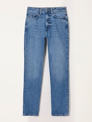 FatFace Carmel Blue Denim Petite Washed Jeans - Image 6 of 6