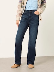 FatFace Carmel Ink Petite Comfort Straight Jeans - Image 1 of 6