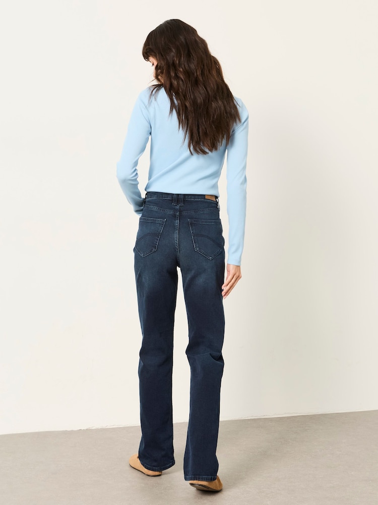 FatFace Carmel Ink Petite Comfort Straight Jeans - Image 2 of 6