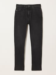 FatFace Chesham Black Petite Girlfriend Jeans - Image 7 of 7