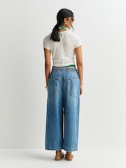 Free People Blue Easy Peasy Pull On Jeans - Image 5 of 6
