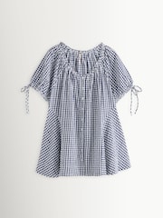 Free People Blue Farley Gingham Tunic - Image 1 of 1