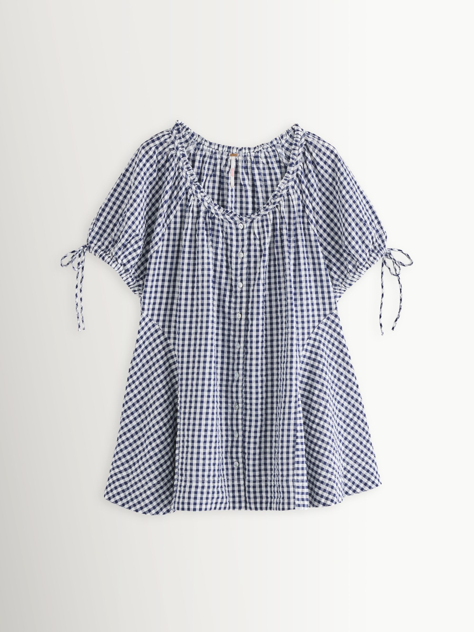 Buy Free People Blue Farley Gingham Tunic from Next USA