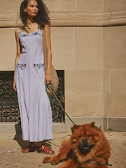 Free People Blue Havenwood Maxi Dress - Image 1 of 4