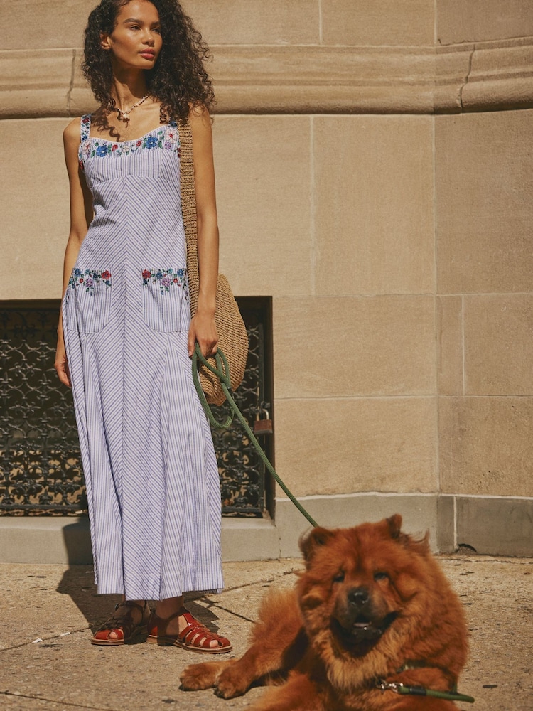 Free People Blue Havenwood Maxi Dress - Image 1 of 4