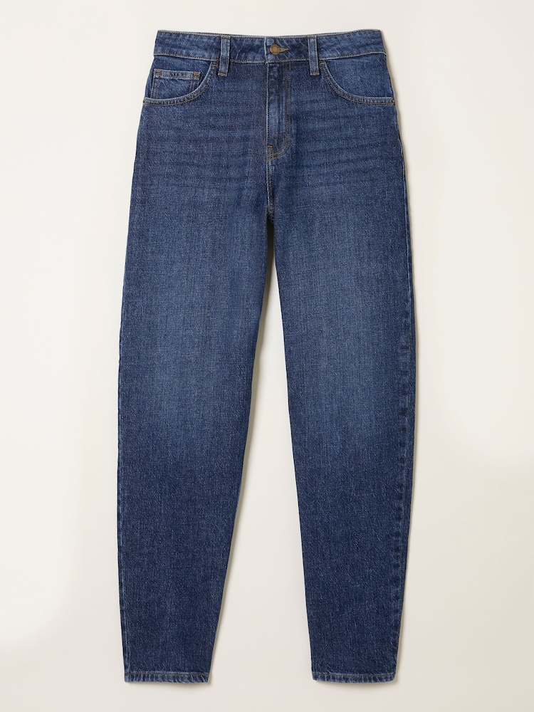 FatFace Marlow Dark Blue Petite Taper Leg Jeans - Image 6 of 6 FatFace Marlow Dark Blue Petite Taper Leg Jeans - Image 6 of 6