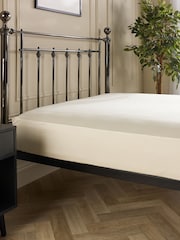 Hotel Pure Luxury Cream 4 Star Luxury Fitted Sheet - Image 3 of 4