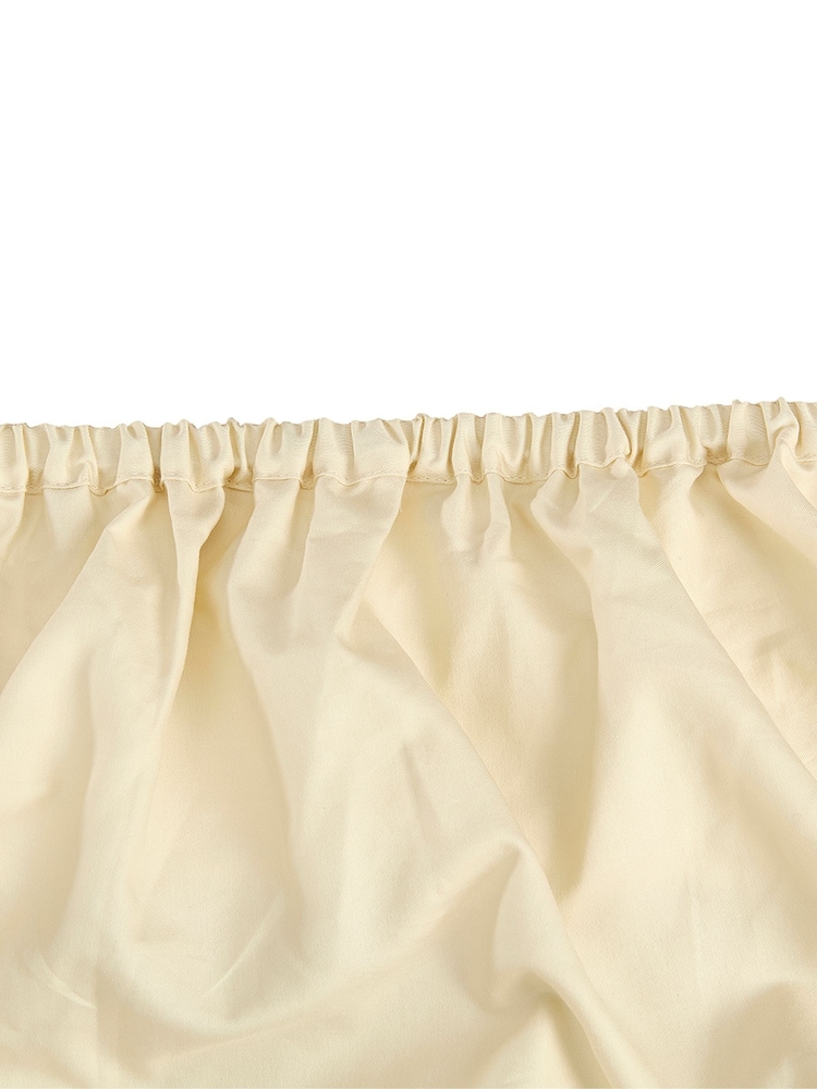 Hotel Pure Luxury Cream 4 Star Luxury Fitted Sheet - Image 4 of 4