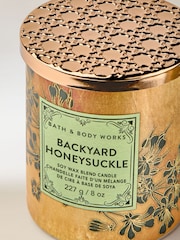 Bath & Body Works Backyard Honeysuckle Single Wick Candle 227g - Image 2 of 2