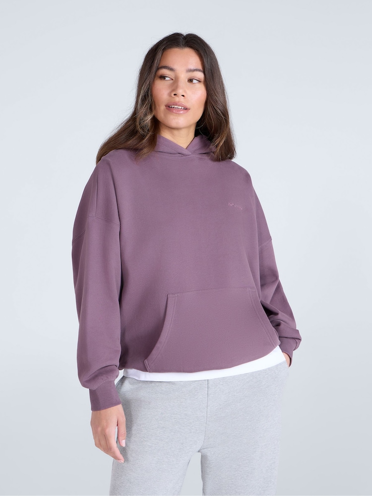 Animal Purple Idol  Drop Shoulder Hoodie - Image 1 of 4