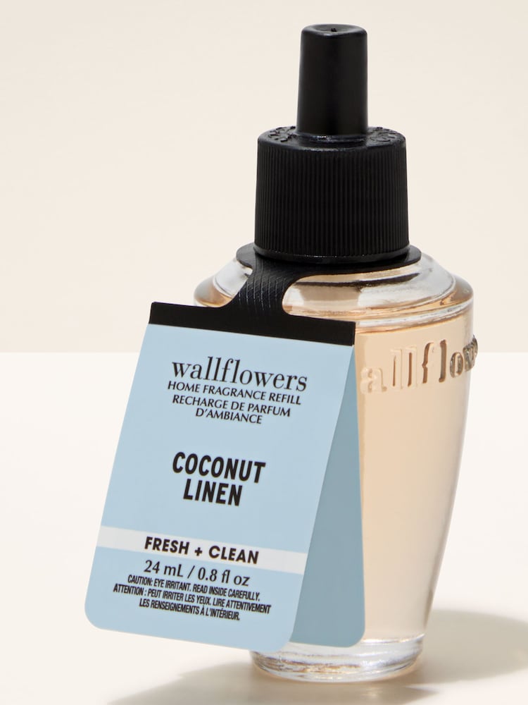 Bath & Body Works Coconut Linen Wallflowers Fragrance Refill 24 ml - Image 1 of 3 Bath & Body Works Coconut Linen Wallflowers Fragrance Refill 24 ml - Image 1 of 3