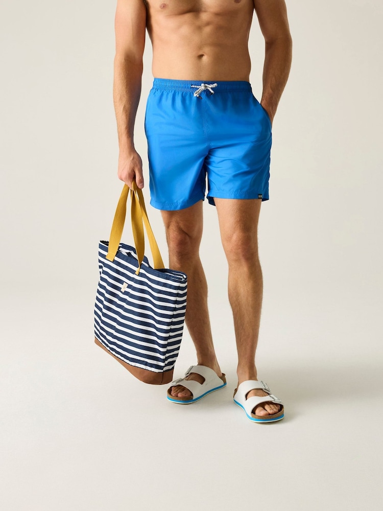 Regatta Blue Mackleyna Swim Shorts - Image 1 of 9 Regatta Blue Mackleyna Swim Shorts - Image 1 of 9