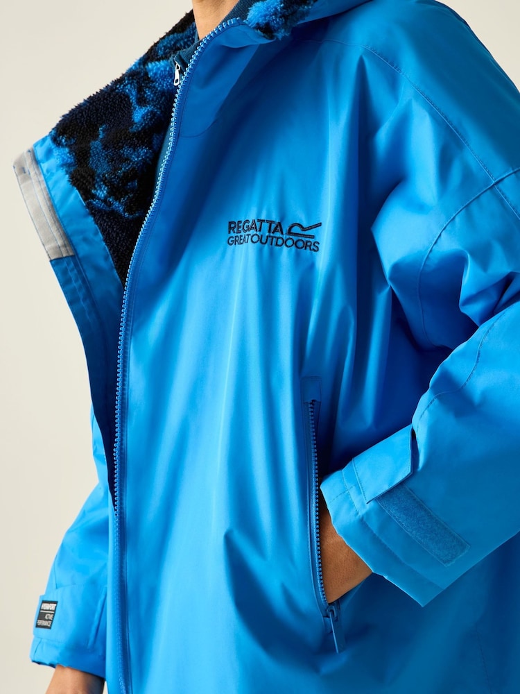 Regatta Blue Adult Waterproof Changing Robe - Image 9 of 9
