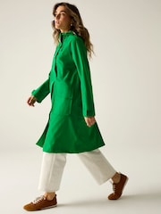 Regatta Green Orla Longer Length Waterproof Jacket - Image 1 of 9