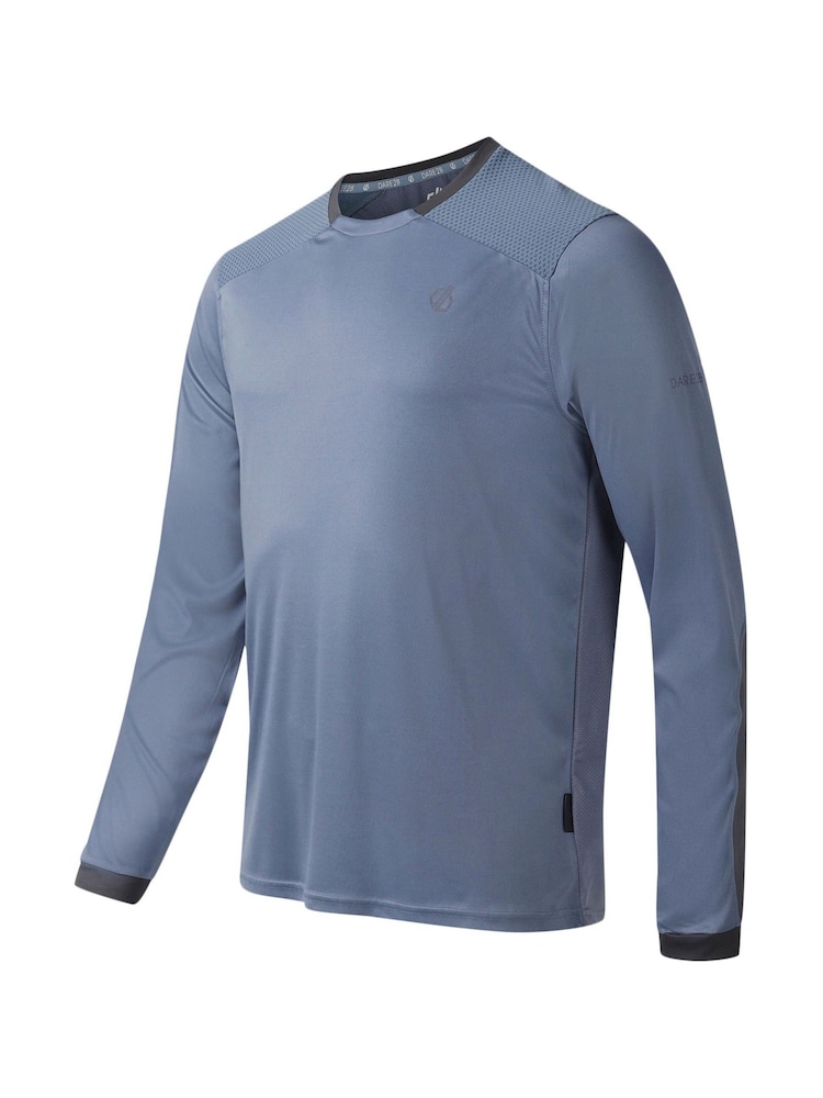 Dare 2b Grey Trackstand Ace Long Sleeve T-Shirt - Image 7 of 7 Dare 2b Grey Trackstand Ace Long Sleeve T-Shirt - Image 7 of 7