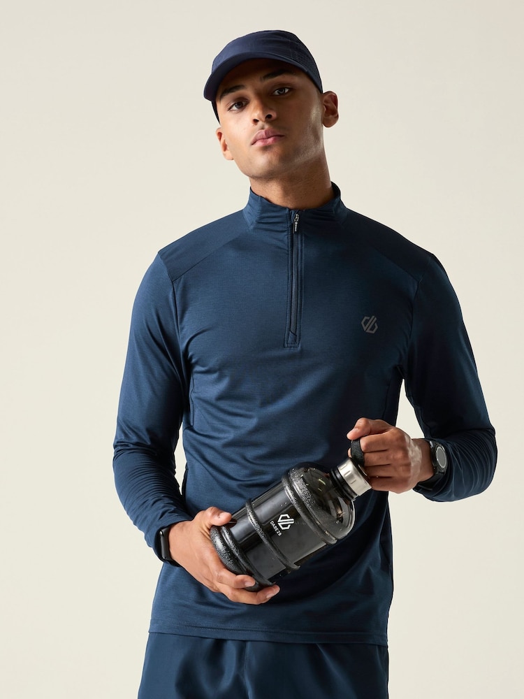 Dare 2b Blue Power Up IV Jersey Sweat Top - Image 1 of 8