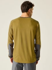 Dare 2b Brown Trackstand Ace Long Sleeve T-Shirt - Image 2 of 9