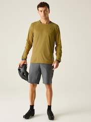 Dare 2b Brown Trackstand Ace Long Sleeve T-Shirt - Image 3 of 9