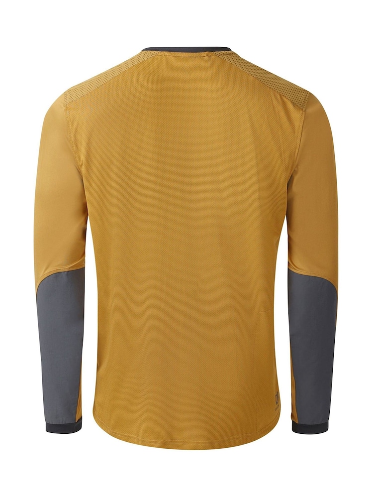 Dare 2b Brown Trackstand Ace Long Sleeve T-Shirt - Image 9 of 9 Dare 2b Brown Trackstand Ace Long Sleeve T-Shirt - Image 9 of 9
