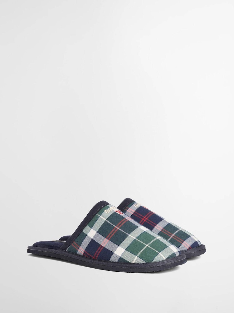 Barbour Everitt Tartan Mule Slippers - Bild 2 von 5 Barbour Everitt Tartan Mule Slippers - Bild 2 von 5