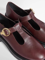 Barbour® Burgundy Red Ryton Mary Jane Shoes - Image 3 of 4