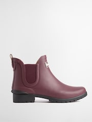 Burgunderrot - Barbour® Wilton Ankle Wellies - Bild 1 von 5