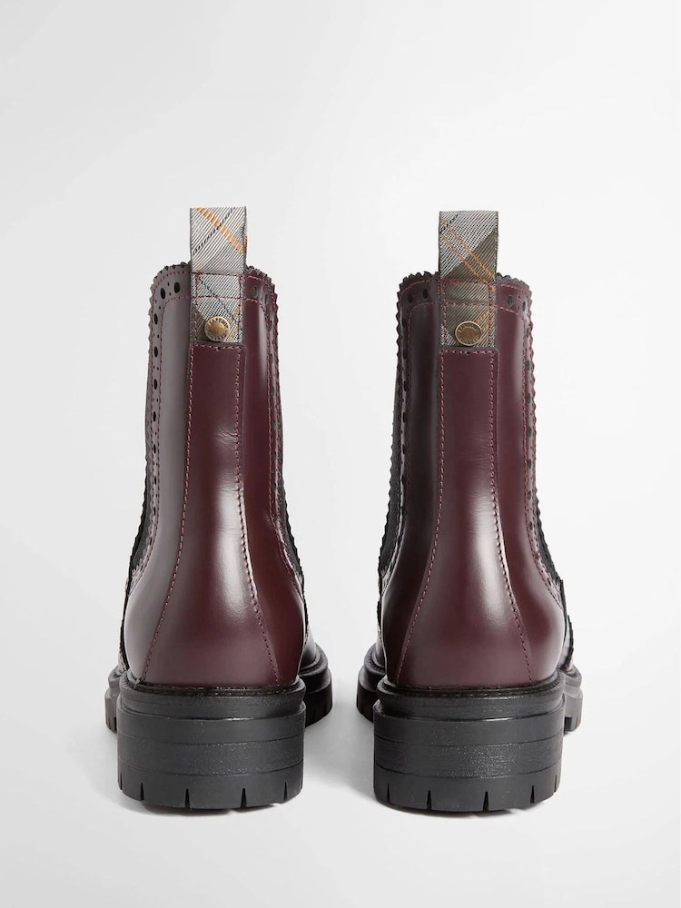Rot - Barbour® Fawne Patent Leather Chelsea Boots - Bild 2 von 5 Rot - Barbour® Fawne Patent Leather Chelsea Boots - Bild 2 von 5