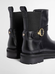 أسود - Barbour® Alexandra Leather Ankle Boots - صورة 4 من 4