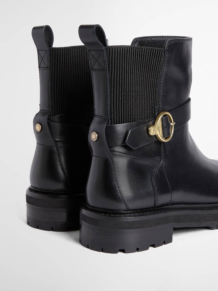 أسود - Barbour® Alexandra Leather Ankle Boots - صورة 4 من 4 أسود - Barbour® Alexandra Leather Ankle Boots - صورة 4 من 4