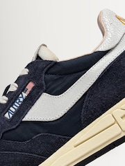 AUTRY Blue Reelwind Suede & Nylon Trainers - Image 6 of 6